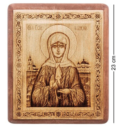 Народные промыслы КД-14/423 Икона на кедровой доске «Святая Матрона Московская»