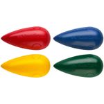 Мелки восковые Faber-Castell 04цв., фигурные, блистер, европодвес