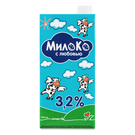 Молоко Милоко 3,2 % 0,95 л