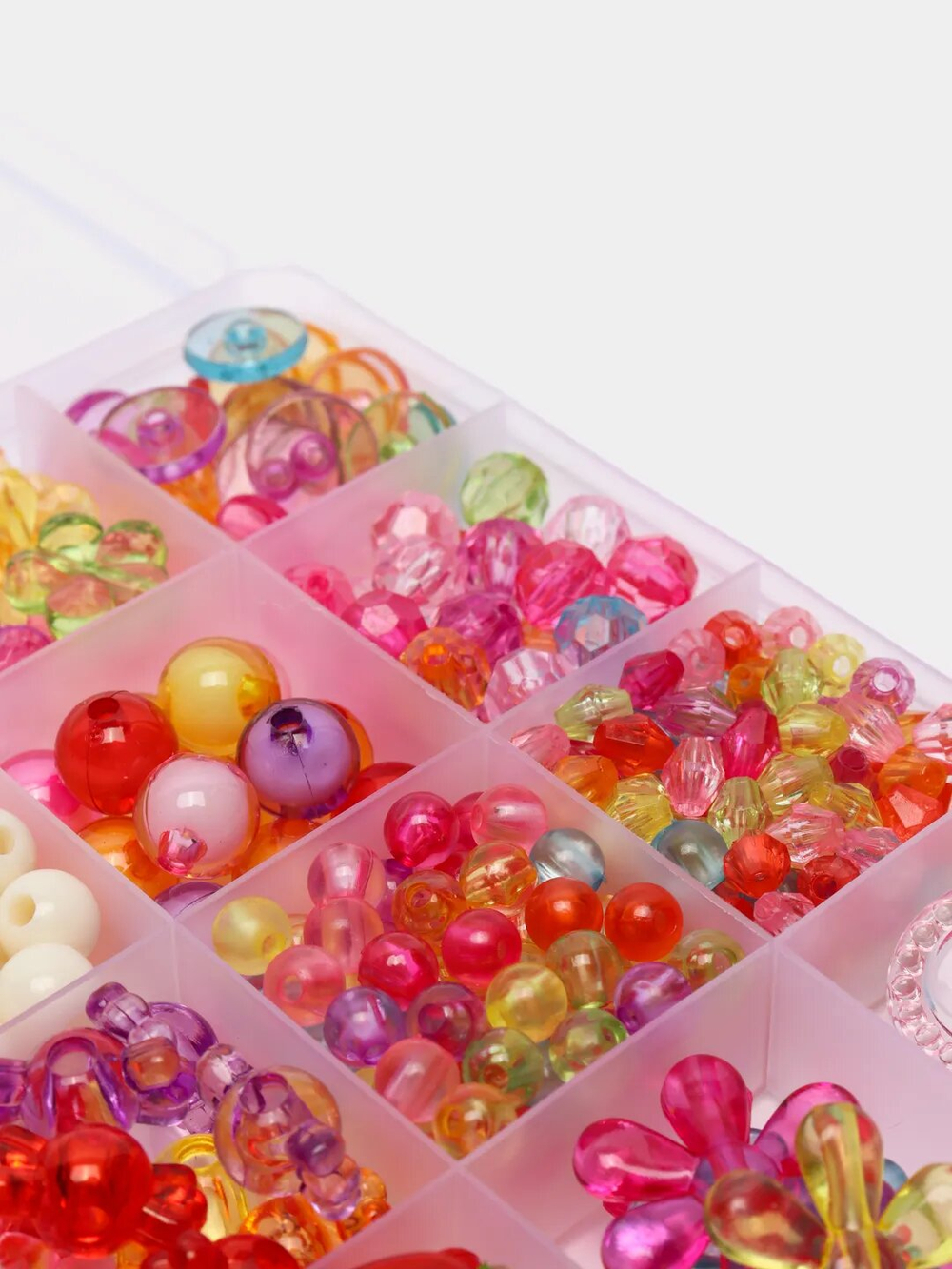 Бусинки бисер набор для создания украшений для творчества детский браслет ожерелье ободок, Холодное сердце