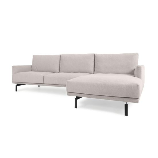 Диван Galene 3-местный с левым шезлонгом, бежевый, 254 см