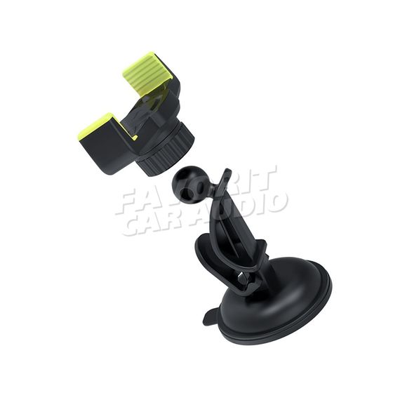 Держатель HOCO CA40 Refined suction пластик присоска шарнир чёрный