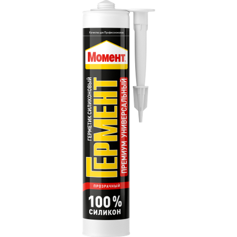 Герметик Момент 1998755 Гермент Премиум силиконовый универсальный прозрачный 280 мл. | Момент