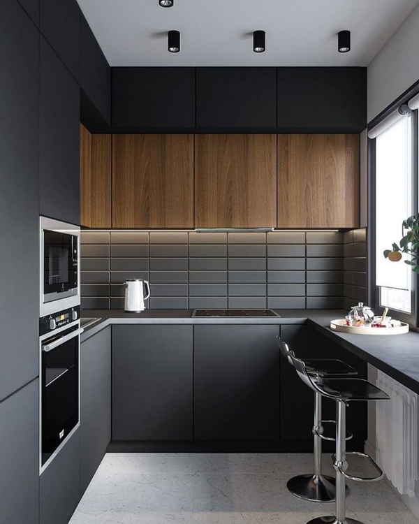 Примеры современных дизайнов кухонь из интернета