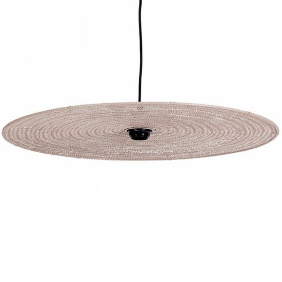 Светильник подвесной vinger, D61х8 см, бежевый