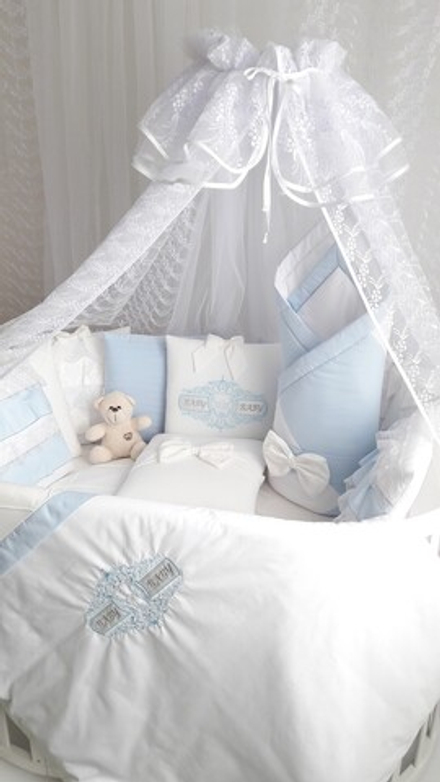 Арт.77760 Набор в круглую кроватку - ЖЕМЧУЖИНА