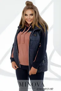 Жилет 17-197-синий Minova