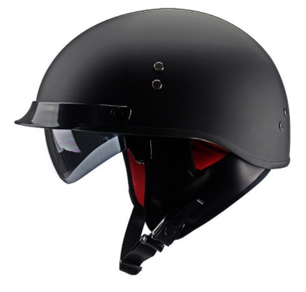 шлем открытый VOSS 889 чёрный матовый L