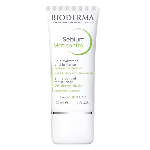 BIODERMA SEBIUM Mat Control Матирующий крем, контролирует жирный блеск 30мл.