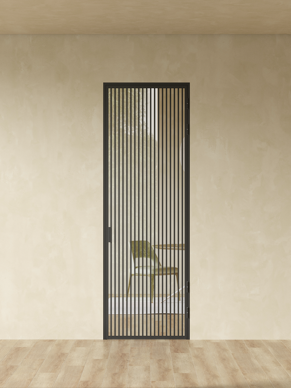 Распашная алюминиевая перегородка Minoli 16