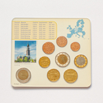 Germany 2008 Year Set (F: Stuttgart) + 2 Euro: "St. Michaelis' Church (Hamburg)"