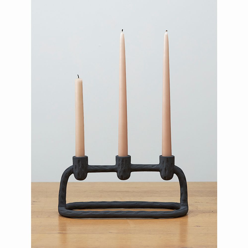 Подсвечник Stery, 14 см, черный