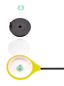 Удочка-балалайка зимняя Salmo HANDY ICE ROD 24см желтая