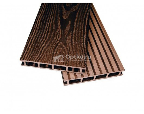 EcoDecking Доска террасная Комфорт 23х143х3000/4000 (Шоколад)