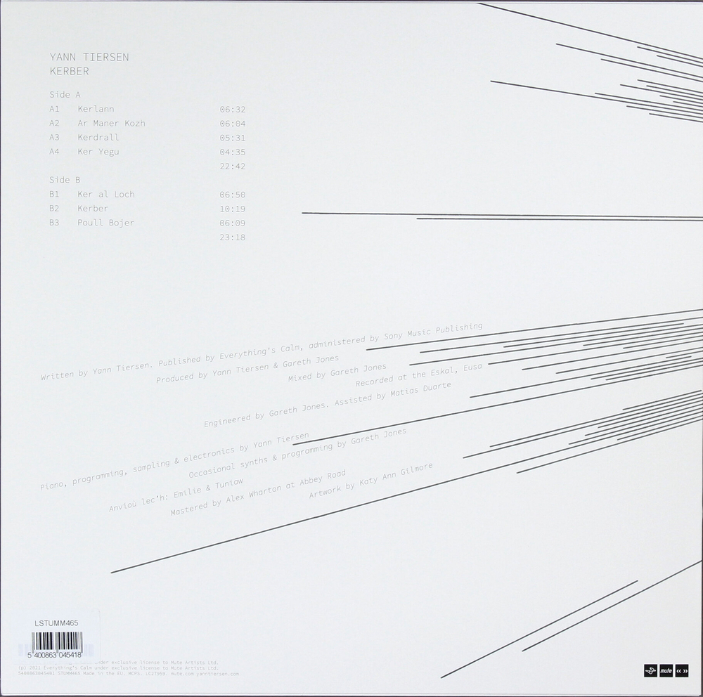 Yann Tiersen / Kerber (Coloured Vinyl)(LP)