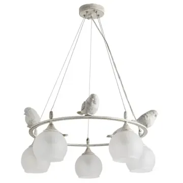 Подвесная люстра 5*E27 A2150SP-5WG белый с золотом Gemelli Arte Lamp