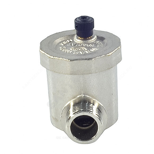 Воздухоотводчик автоматический латунь 502 Ду 15 Ру10 G1/2" НР угл OR 0502.415