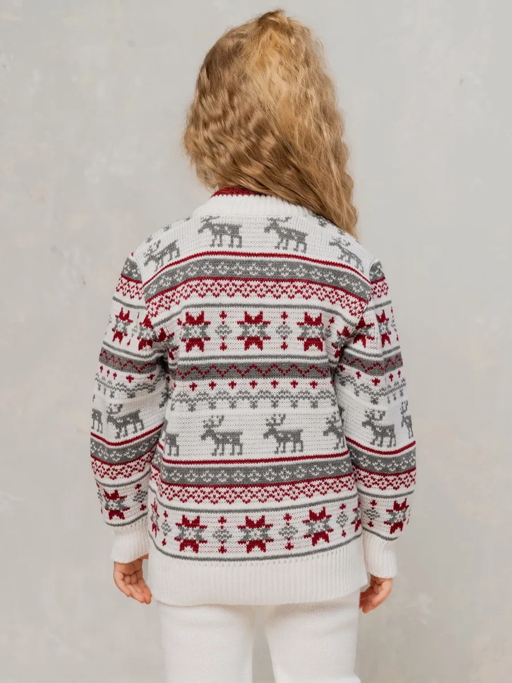 Кофта вязаная на молнии