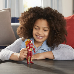 Hasbro Marvel Avengers - фигурка 15 см, Железный человек, робот, удар F1665