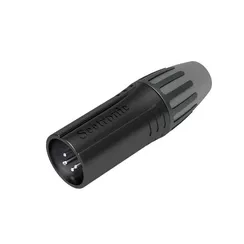 Seetronic SCMM4-B Кабельный разъём XLR "папа", 4-контактный. Черный корпус