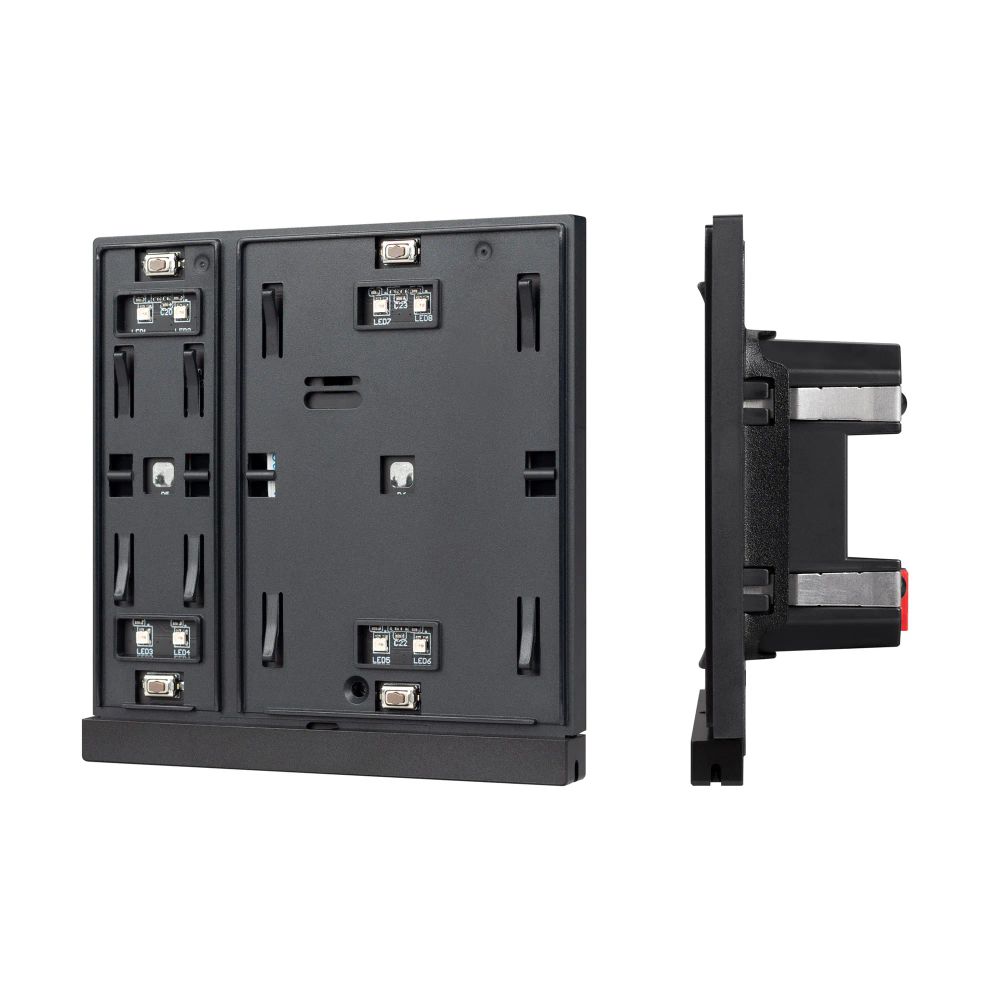 INTELLIGENT ARLIGHT Механизм панели KNX-302-22-IN Black (Bus) (IARL, IP20 Пластик, 2 года) 043108