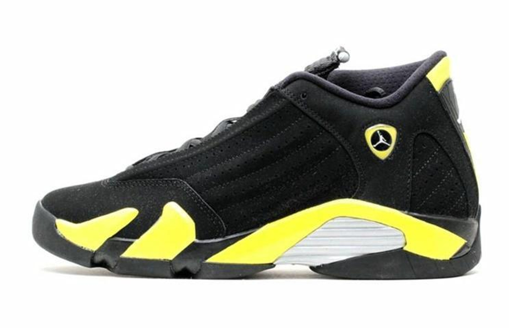 Кроссовки Jordan Air Jordan 14 Retro Thunder (Женская размерная сетка)