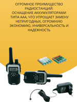 Рация портативная AEG Voxtel R320 (2 шт.) PMR 446 МГц полный комплект