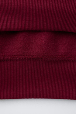 ZARA ХУДИ С НАДПИСЬЮ, БОРДОВЫЙ