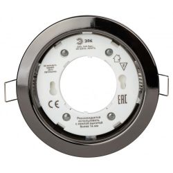 KL35 BK-10 /1 Светильник ЭРА под лампу Gx53,220V, 13W, черный металл (упаковка 10 шт)