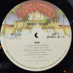 Винтажная виниловая пластинка LP Kiss Dressed To Kill (Japan 1976) (No Obi) Getaway