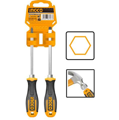 Набор ударных отвëрток 2 шт. INGCO HSGT680208 INDUSTRIAL