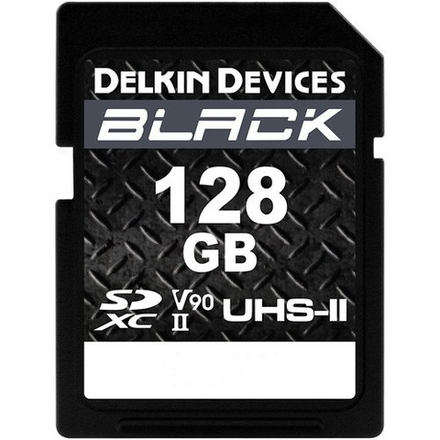 Карта памяти Delkin Devices Black SDXC 128GB UHS-II U3 V90, R/W 300/250 МБ/с