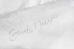 Постельное белье 2 спальное евро Garda Decor Фиори сиренево-белое