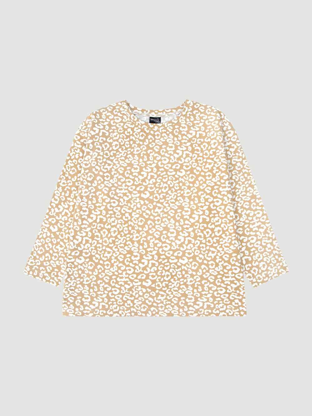 Лонгслив Mjölk Sand Leopard