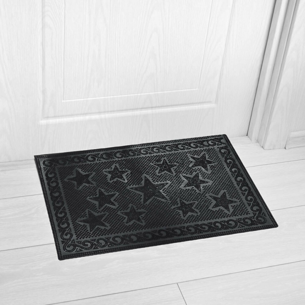 Коврик 40*60см придверный резиновый PIN MAT "Звездочки"