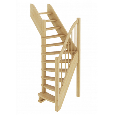 Лестница на второй этаж ЛС-91м Левая