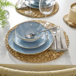 IKEA FÄRGKLAR (ФЭРГКЛАР) - тарелка, светло-голубая, 16 см (106.004.26)