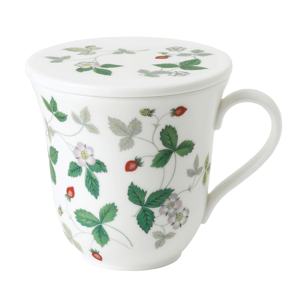 Wedgwood Кружка "Дикая клубника" 280 мл + крышка