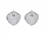 Пусеты листья Ester Bijoux Осина LF30C-S BW