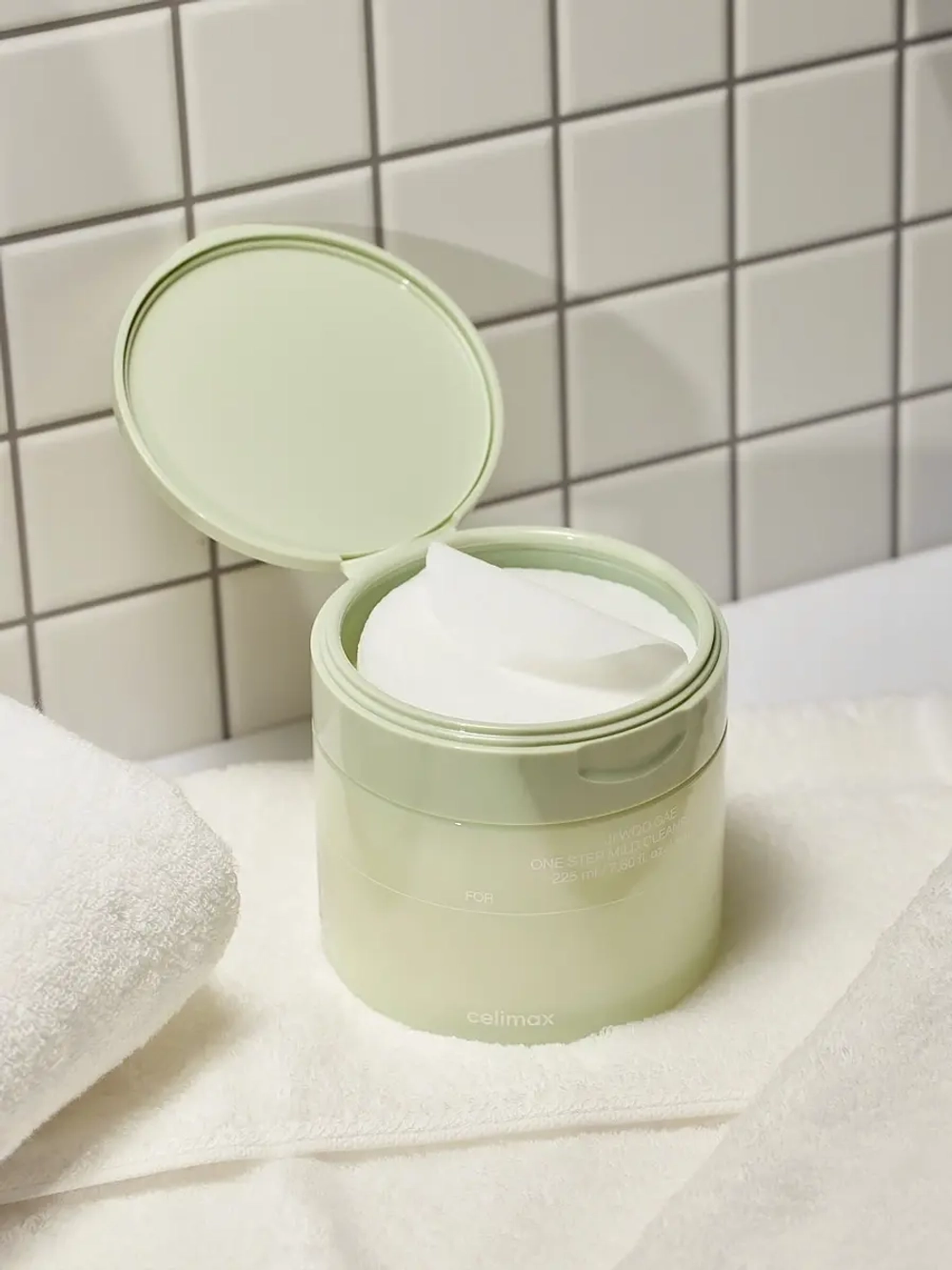 Celimax Очищающие пэды для снятия макияжа Ji Woo Gae One Step Mild Cleansing Pad 60 шт