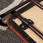 Полка для обуви, мет-л, 3 секц, 44х33х50 см, с сиден, медный антик, Nika, Б1/А