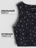 Летний кроп топ трикотажный детский