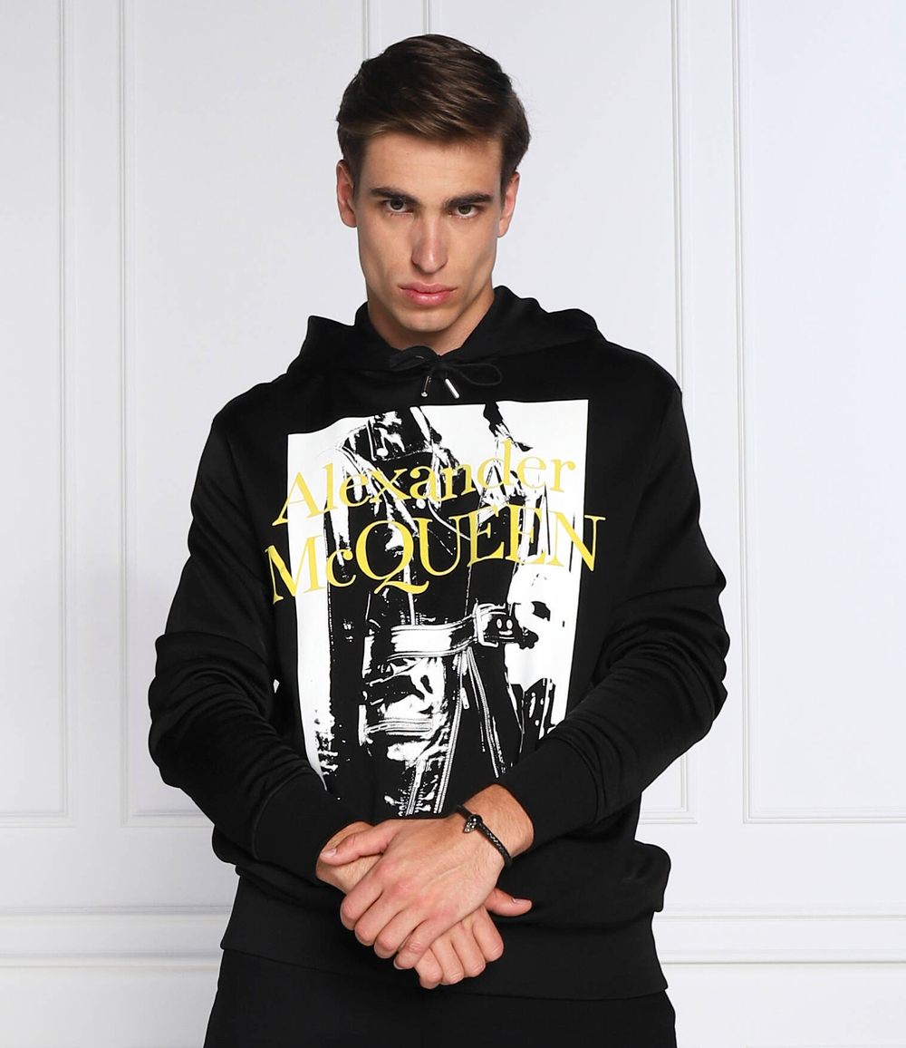 Худи Alexander McQueen - черный(711147 QTZ45)