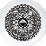 Кастрюля сталь, эмал, 3 л, с крыш, СтальЭмаль, Мозаика белоснежная, 1RB201M, индукц