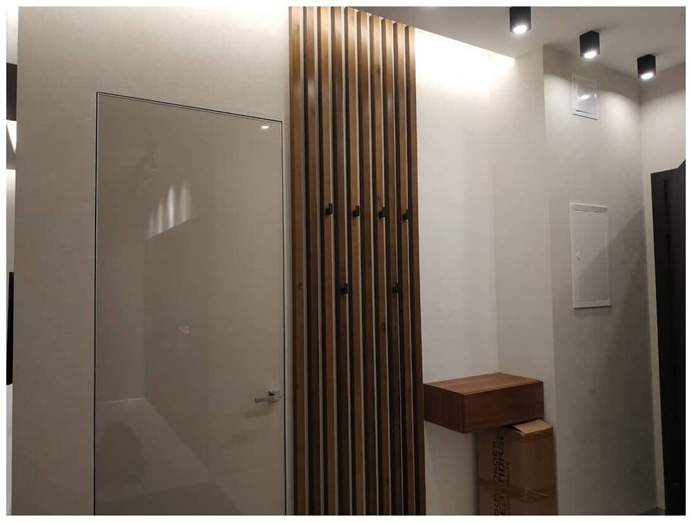 Рейки в прихожей из Сосны 40х40мм