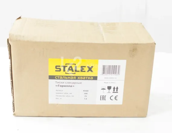 Тиски слесарные Stalex "Горилла" 100 мм