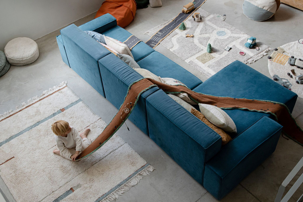 Ковер Lorena Canals Lanes Vintage Blue M (140 x 200 см)