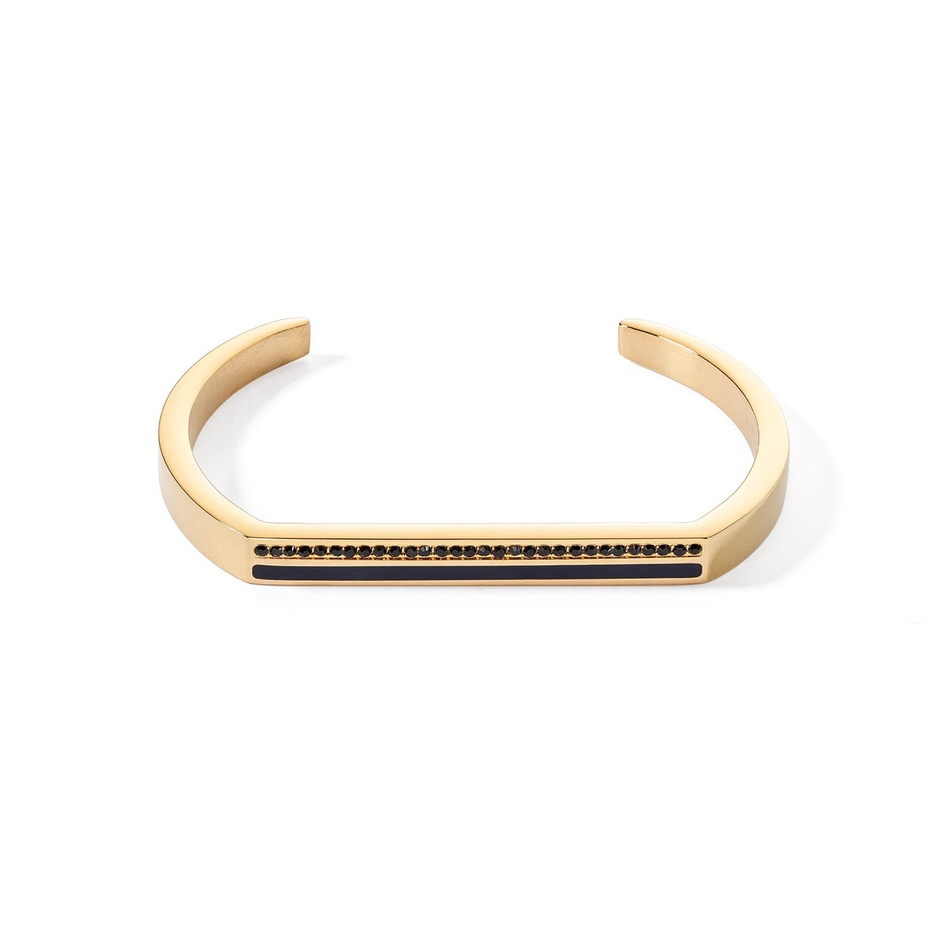 Браслет Coeur de Lion Black-Gold 0133/32-1316 16