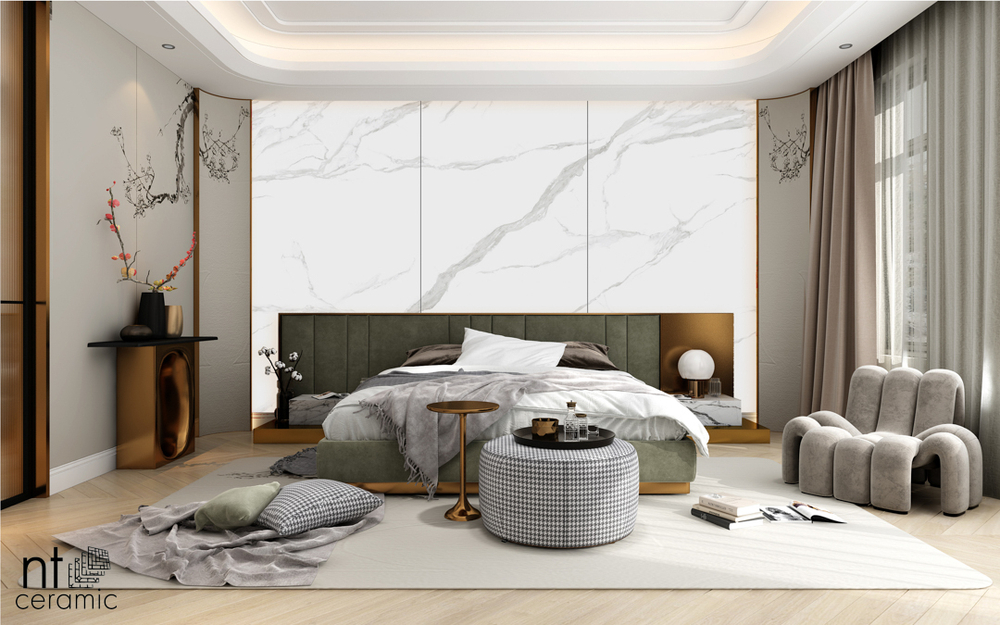 NT CERAMIC. Керамогранит Statuario mat 120*240см