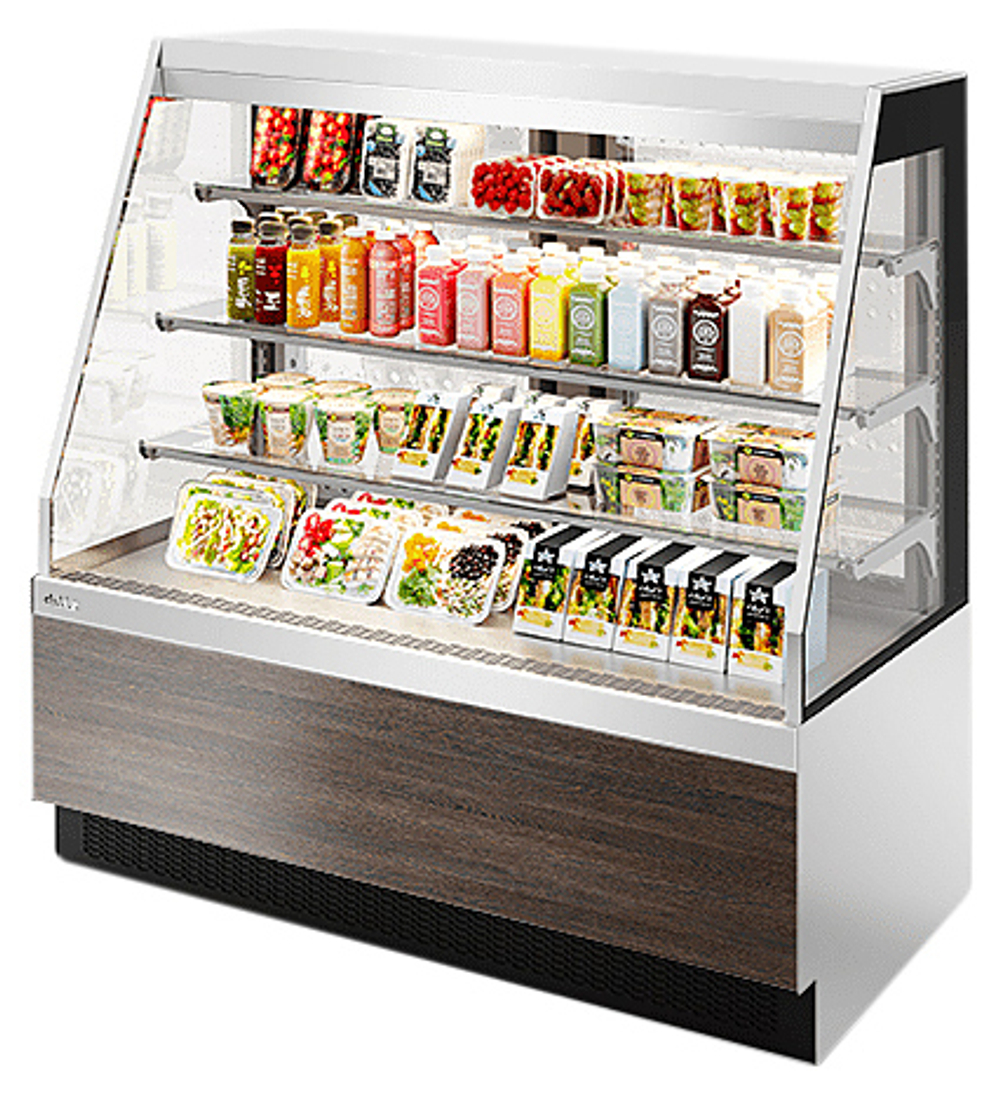 Витрина кондитерская Chilz VETE KUB OFT 130 белый, венге мали